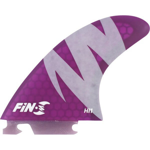 Fin-S Extra Acceleration EA1 Honeycomb Purple Fin-S Thruster Surfboard Fins Includes 3 Fins