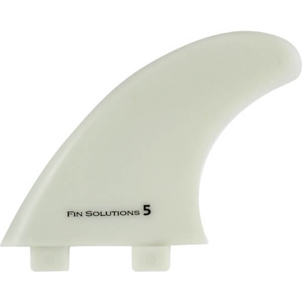 Fin Solutions G-5 Medium / Large Natural FCS Thruster Surfboard Fins - Set of 3 Fins