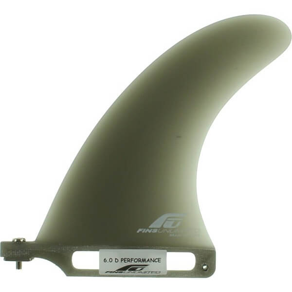 Fins Unlimited D-Performance Smoke Longboard SUP Single Fin - 6"