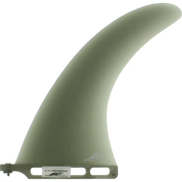 Fins Unlimited D-Performance Black Longboard SUP Single Fin - 10"