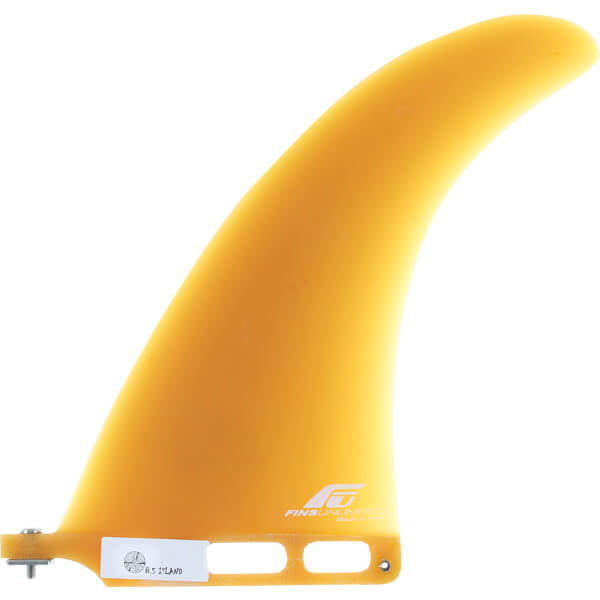 Fins Unlimited Tudor Island Orange Longboard Fin - 8.5"