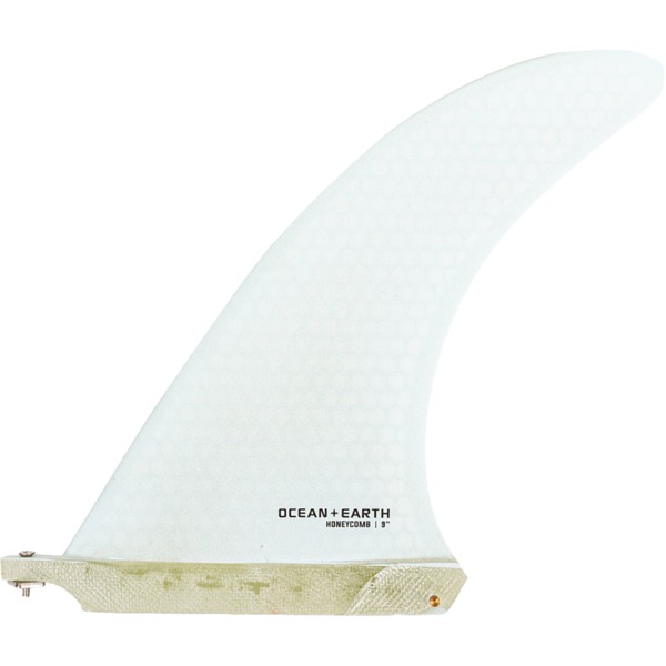 Ocean & Earth Honeycomb White Single Fin - 9"