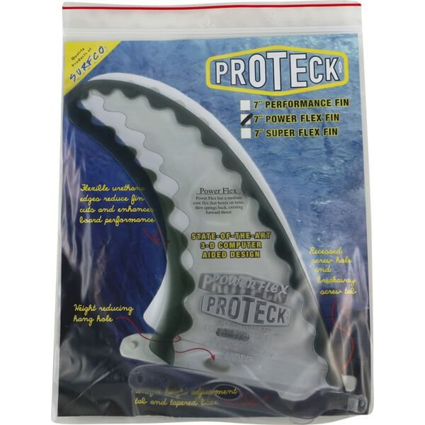 Pro Teck Power Flex 7" Clear / Smoke Center Fin