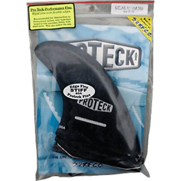 Pro Teck Performance Stiff Flex 4.5 Black Futures Fin System Includes 3 Fins