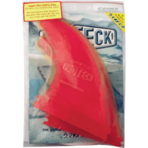 Pro Teck Super Flex FFS Red / Yellow Futures Fin System Includes 3 Fins