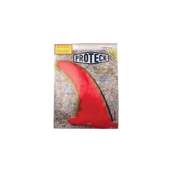 Pro Teck Super Flex 7" Red / Yellow Center Fin