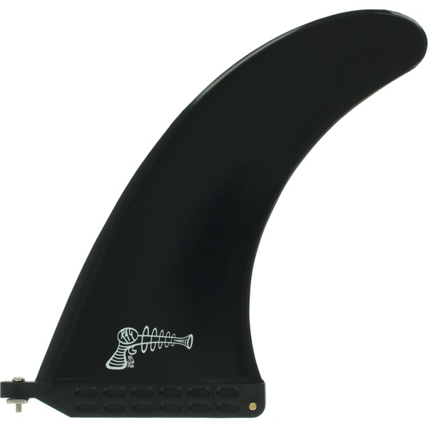 Ray Gun Fins Plastic Black Single Fin - 9"