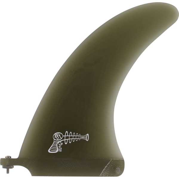 Ray Gun Fins Fiberglass / Volan Smoke Single Fin - 7"