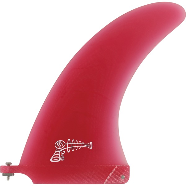 Ray Gun Fins Fiberglass / Volan Red Single Fin - 9"