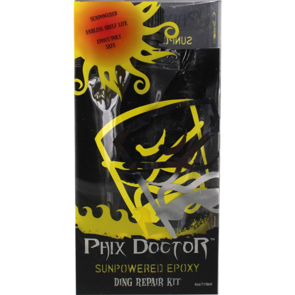 Phix Doctor 4 oz SunPowered Epoxy / Polyester Universal Surfboard Ding Repair Kit