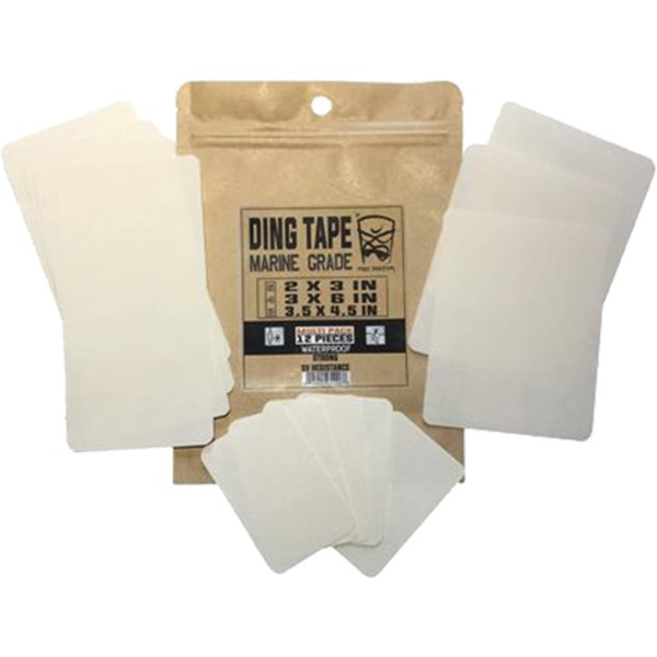 Phix Doctor Ding Tape Travel Pack Ding Tape Surfboard Repair 12 Pieces Assorted
