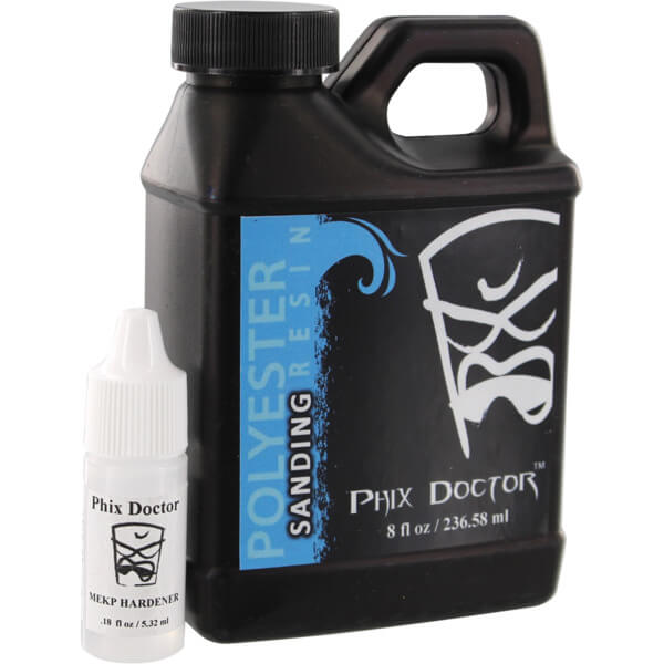 Phix Doctor 1/2 Pint Polyester Sanding Surfboard Resin