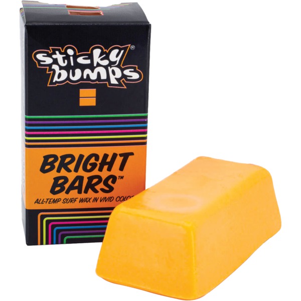Sticky Bumps Coral Crush Orange All-Temp Bright Bar Surf Wax