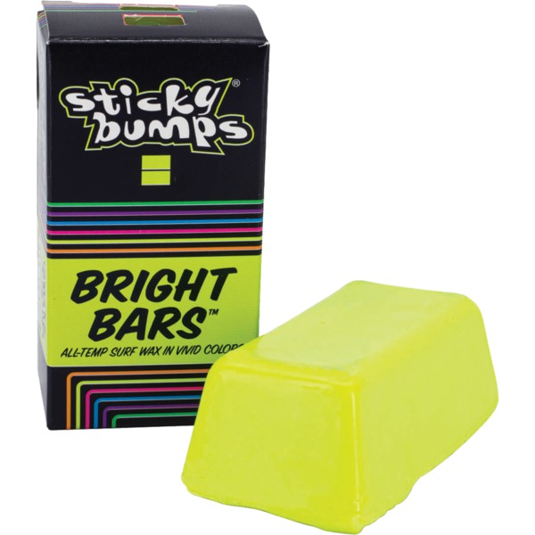 Sticky Bumps Solar Jam Yellow All-Temp Bright Bar Surf Wax