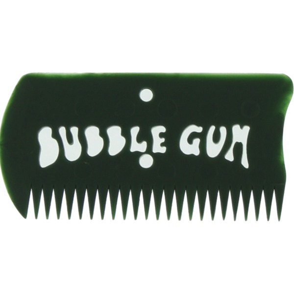 Bubble Gum Surf Wax Hunter Green Wax Comb