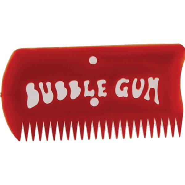 Bubble Gum Surf Wax Red Wax Comb