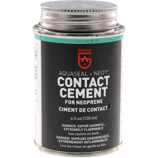 Gear Aid 4 oz Wetsuit Repair Aquaseal NEO Black Neoprene Contact Cement