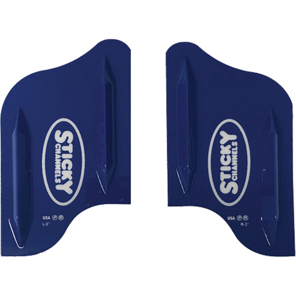 Sticky Channels Mini 3" Blue Hydro-dynamic Channels for Surfboards