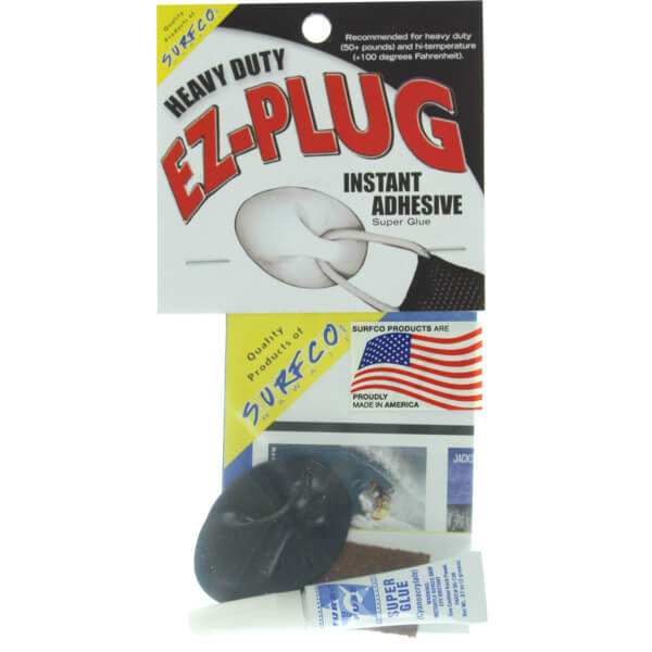 Surfco Hawaii EZ Plug Heavy Duty Black Single Kit