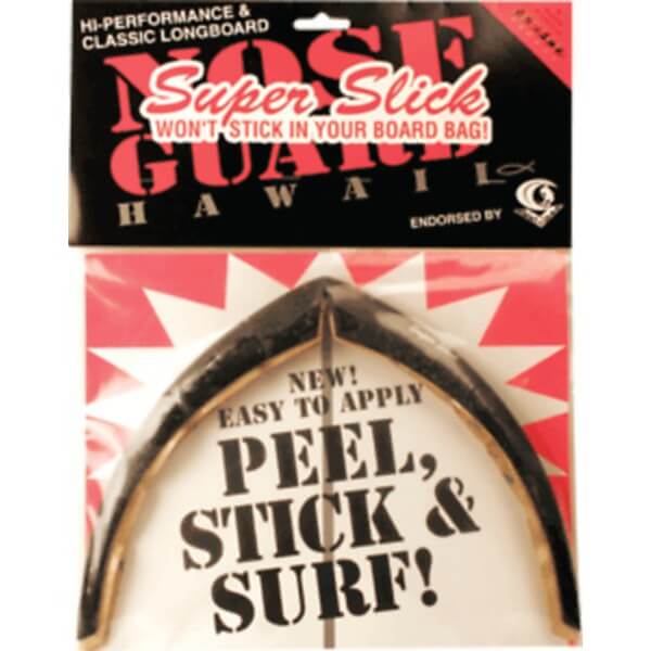 Surfco Hawaii Super Slick Classic Longboard Black Nose Guard Kit