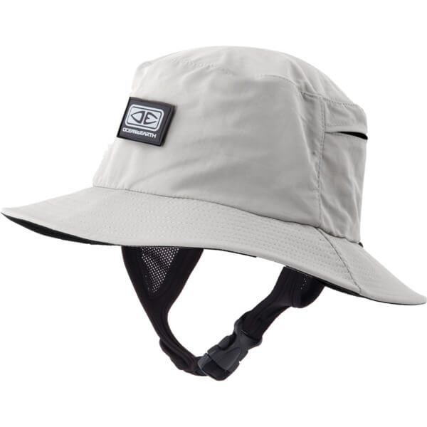 Ocean & Earth Men's Bingin Soft Peak Bucket Surf Hat in Grey