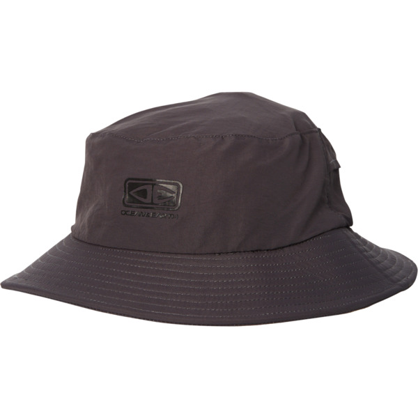 Ocean & Earth Men's Bingin Soft Peak Surf Hat Black Bucket Surf Hat - Small/22.83"