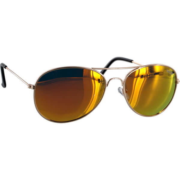Nectar Aviators Desperado Polarized Sunglasses in Gold / Orange