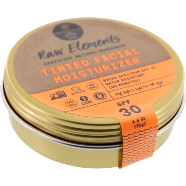 Raw Elements Tint Facial Moisturizer SPF 30+ Facial Moisturizer - 1.8 oz