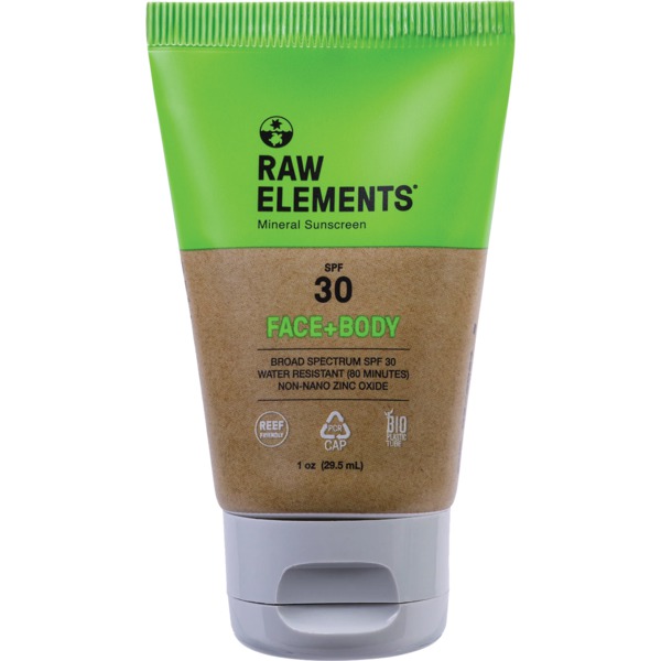 Raw Elements Travel Size SPF30+ Sunscreen Tube - 1 oz