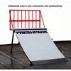 Freshpark 4 Foot Quarter Pipe Skateboard Ramp Safety Rail