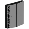 Freshpark Two (2) Quarter Pipe Skateboard Ramps