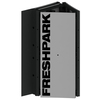 Freshpark Pro Spine Kit and Two (2) 4 Foot Quarter Pipe Skateboard Ramps