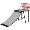 Freshpark 2 Quarter Pipes - 2 Fun Boxes - 2 Ext Legs - 2 Safety Rails Skateboard Ramps Combo