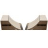 OC Ramps 4 Foot Wide Quarter Pipe Ramps - Includes (2) Two Quarter Pipe Ramps