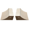 OC Ramps 6 Foot Wide Quarter Pipe Ramps - Includes (2) Two Quarter Pipe Ramps