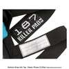 187 Killer Pads Pro Derby Black Knee Pads - Medium