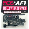 Ace Trucks MFG. Allen Hollow with Grippers Black Skateboard Hardware Set - 1"