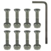 Ace Trucks MFG. Allen Silver Skateboard Hardware Set - 1 1/4"