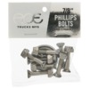 Ace Trucks MFG. Phillips Silver Skateboard Hardware Set - 7/8"