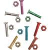 DGK Skateboards Spittaz Phillips Head Multi Colored Skateboard Hardware Set - 1"