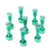 Screw City Hardware Alien Green Skateboard Hardware Set - 1"