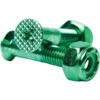 Screw City Hardware Gems Emerald Green Skateboard Hardware Set - 1"