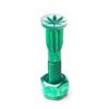 Screw City Hardware Sweet Leaf Green Skateboard Hardware Set - 1"