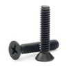 Standard Hardware Phillips Head Black Single Bolt - 7 More Needed To Complete Set - 1 1/8"