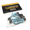 Standard Phillips Head Tar Heel Blue Skateboard Hardware Set - 1"