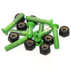 Standard Phillips Head Alien Green Skateboard Hardware Set - 1"