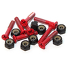 Standard Phillips Head Blood Red Skateboard Hardware Set - 1"