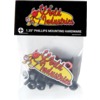 World Industries Skateboards Phillips Black / Red Skateboard Hardware Set - 1.25"