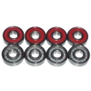 Bones Bearings - 8mm Bones REDS Precision Skate Rated Skateboard Bearings (8) Pack