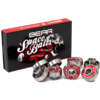 Bear Skateboard Trucks Space Balls 8mm ABEC 7 Silver / Red Skateboard Bearings